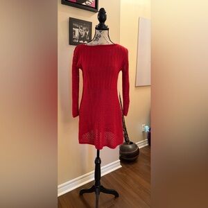 United Colors of Benetton Bright red Knit Top/ dress